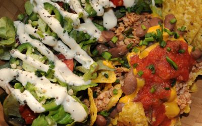 Classic Taco Salad with Pinto Beans