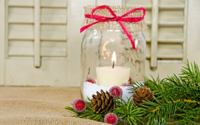 Holiday Crafts with Leftover Jars