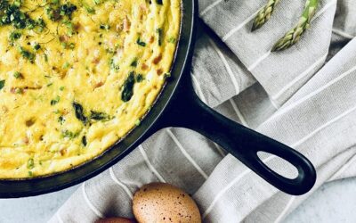 Spring Frittata with White Beans