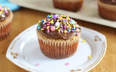 White Bean Vanilla Cupcakes With Chocolate Frosting