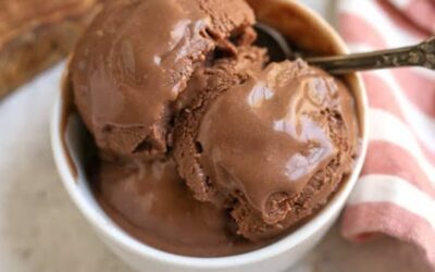 Velvety White Bean Chocolate Ice Cream—For Ice Cream Day!