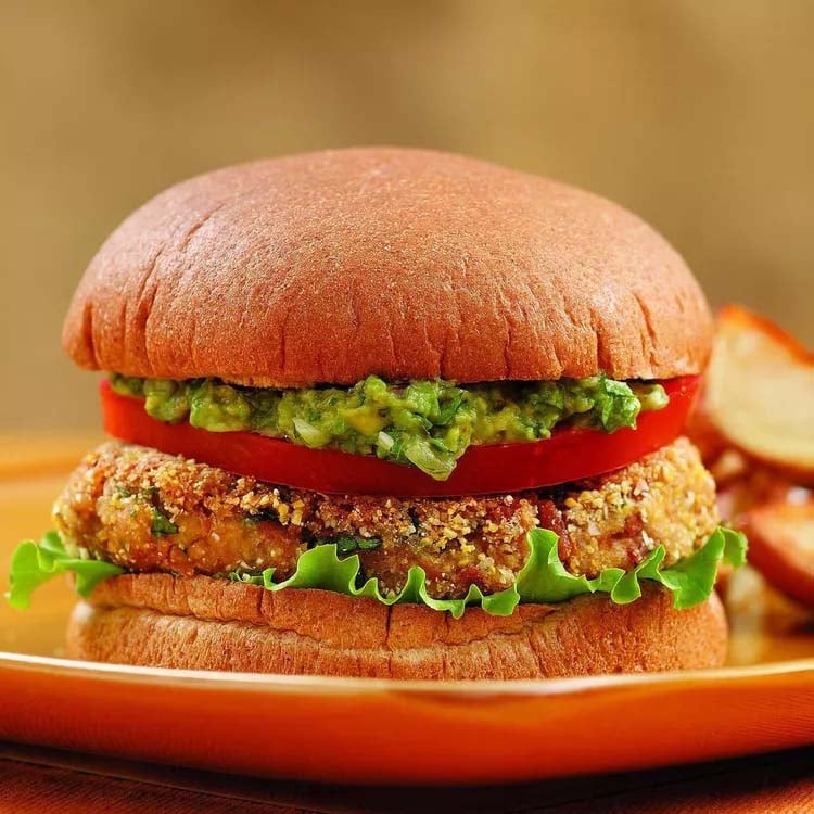 National Bean Month Pinto Bean Burger