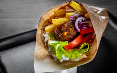 Make this Mediterranean Gyro Bean Burger One of Your Summer Grill Staples