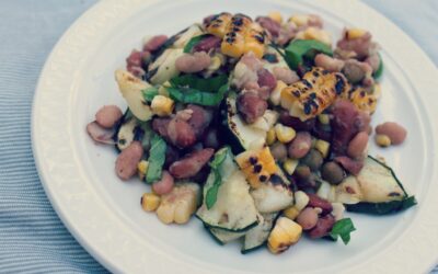 Summer’s Bounty Grilled Mixed Bean Salad