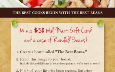 Win a Case of Beans in Our Pinterest Contest
